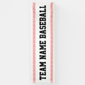 Aangepaste teamnaam Baseball Outfield Fence Spandoek (Verticaal)