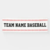 Aangepaste teamnaam Baseball Outfield Fence Spandoek (Horizontaal)