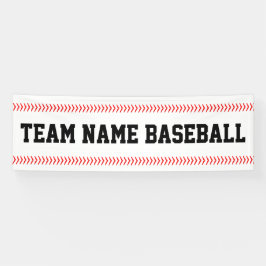 Aangepaste teamnaam Baseball Outfield Fence Spandoek