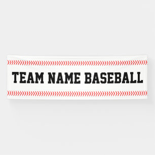 Aangepaste teamnaam Baseball Outfield Fence Spandoek