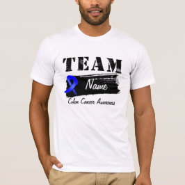 Aangepaste teamnaam - Colon Cancer T-shirt