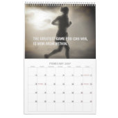 Aangepaste teamnaam gepersonaliseerde netbal kalender (Feb 2027)