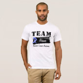 Aangepaste teamnaam - Maagkanker T-shirt (Voorkant volledig)