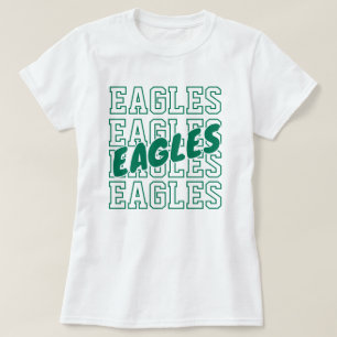 Aangepaste Teamnaam Op Herhaling - T-shirt met Sch