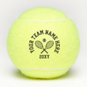 Aangepaste teamnaam tennisballen (Voorkant)