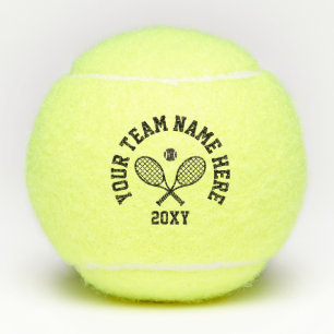 Aangepaste teamnaam tennisballen