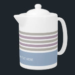 Aangepaste teapot tapepatroon theepot<br><div class="desc">Verander het tekstgebied in wat u wilt. U kunt de doopvont en zijn grootte en kleur ook veranderen door de functie "aan te passen"te gebruiken,  evenals meer tekstgebieden toe te voegen als u wenst. Bekijk mijn winkel voor meer objecten met en kleurenkeuzen van dit ontwerp.</div>