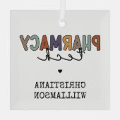 Aangepaste technicus voor de reproductie van techn glas ornament (Achterkant)