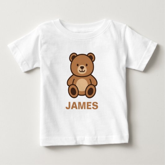 Aangepaste Teddy Bear Naam Ontwerp Gepersonaliseer (Voorkant)