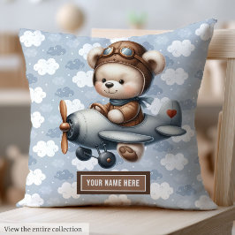 Aangepaste Teddy Bear Pillow Kussen Baby Boy Nurse
