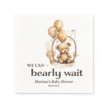 Aangepaste Teddybeer Genderneutraal Baby shower