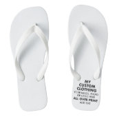 Aangepaste TEENSLIPPERS voor aangepaste persoonlij (Voetbed)