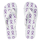 Aangepaste Teenslippers voor Paarse bewustwording (Voetbed)