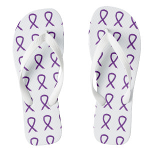 Aangepaste Teenslippers voor Paarse bewustwording