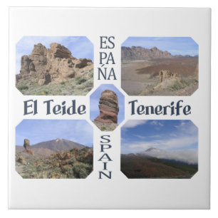 Aangepaste tegel El Teide Tegeltje