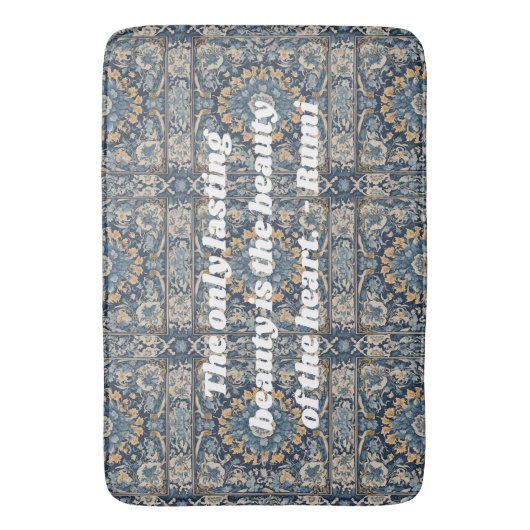 Aangepaste Tegel Nowruz Iraans Nieuwjaar Gift Badmat (Voorkant Verticaal)