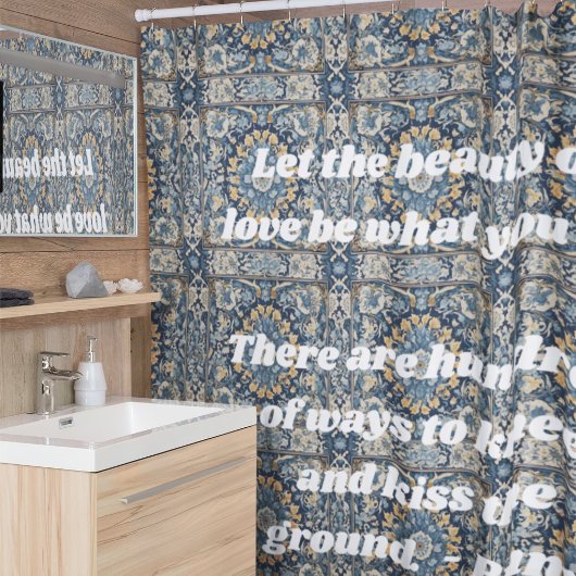 Aangepaste Tegel Nowruz Iraans Nieuwjaar Gift Douchegordijn