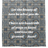 Aangepaste Tegel Nowruz Iraans Nieuwjaar Gift Douchegordijn (Voorkant)