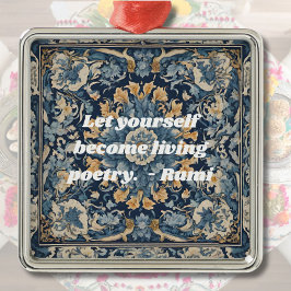 Aangepaste  Tegel Nowruz Iraans Nieuwjaar Gift Metalen Ornament