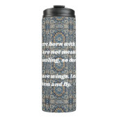 Aangepaste  Tegel Nowruz Iraans Nieuwjaar Gift Thermosbeker (Voorkant)