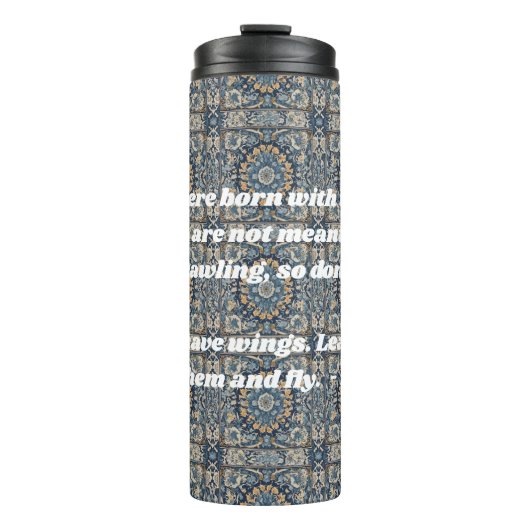 Aangepaste  Tegel Nowruz Iraans Nieuwjaar Gift Thermosbeker (Voorkant)