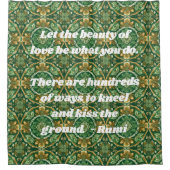 Aangepaste  Tegel Nowruz Perzisch Nieuwjaar Gift Douchegordijn (Voorkant)