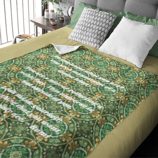 Aangepaste Tegel Nowruz Perzisch Nieuwjaar Gift Sherpa Deken