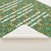 Aangepaste Tegel Nowruz Perzisch Nieuwjaar Gift Sherpa Deken (3/4)