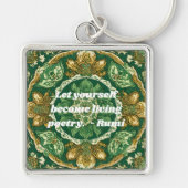 Aangepaste  Tegel Nowruz Perzisch Nieuwjaar Gift Sleutelhanger (Voorkant)