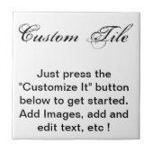 Aangepaste tegel tegeltje (Voorkant)