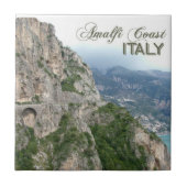 Aangepaste tegel voor Amalfi Coast Tegeltje (Voorkant)