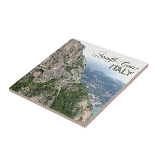 Aangepaste tegel voor Amalfi Coast Tegeltje (Zijkant)