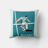 Aangepaste tekencodeklool voor voetzoekers kussen (Achterkant)