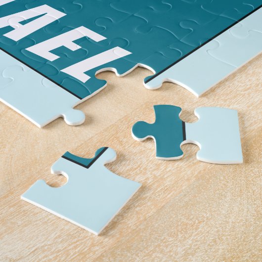 Aangepaste tekencodeklool voor voetzoekers legpuzzel (Zijkant)