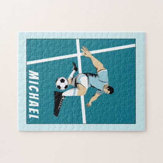 Aangepaste tekencodeklool voor voetzoekers legpuzzel (Horizontaal)