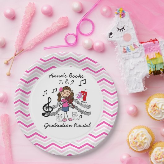 Aangepaste tekenoptie Afbeelding overschrijven Bor Papieren Bordje (Feest)