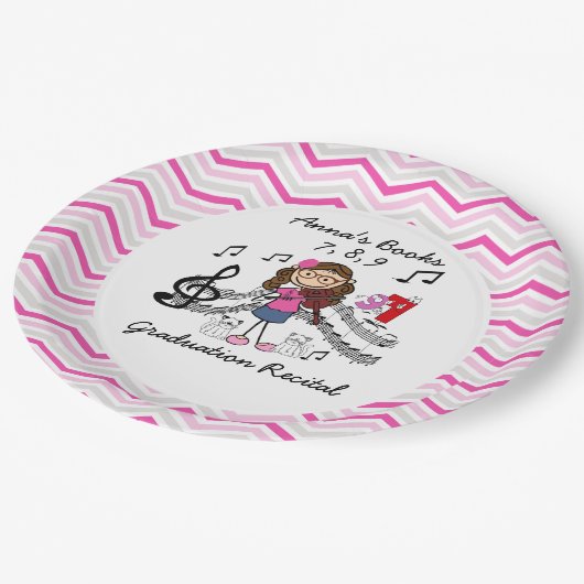 Aangepaste tekenoptie Afbeelding overschrijven Bor Papieren Bordje (Gekanteld)