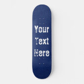 Aangepaste tekenskateboard blauwe jans persoonlijk skateboard (Voorkant)