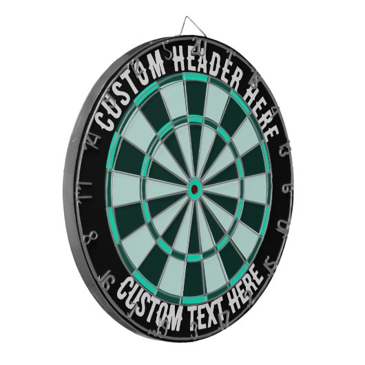 Aangepaste tekentartboard dartbord (Voorkant Links)