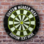 Aangepaste tekentartboard dartbord<br><div class="desc">Het tekenbord voor aangepaste tekst is een aanpasbaar dartboard van hoge kwaliteit waarmee u uw eigen tekst aan de boven- en onderkant kunt personaliseren. Het bord is gemaakt van duurzame materialen van hoge kwaliteit, die een lange levensduur en betrouwbare prestaties in de loop der tijd garanderen. Dit dartboard is ideaal...</div>