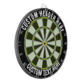 Aangepaste tekentartboard dartbord (Voorkant Links)