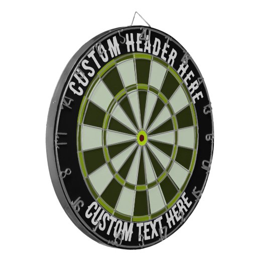 Aangepaste tekentartboard dartbord (Voorkant Links)