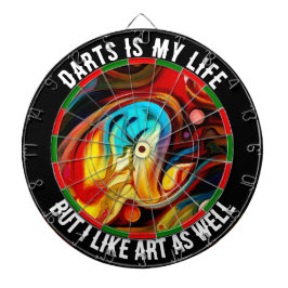 Aangepaste tekentartboard dartbord