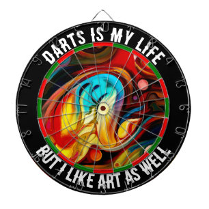 Aangepaste tekentartboard dartbord