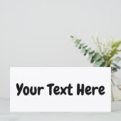 Aangepaste tekst (Staand voorkant)