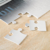 Aangepaste tekst 1912 Titanic Jigzaag Puzzle Legpuzzel (Zijkant)