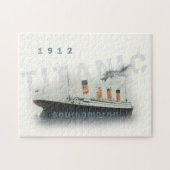 Aangepaste tekst 1912 Titanic Jigzaag Puzzle Legpuzzel (Horizontaal)
