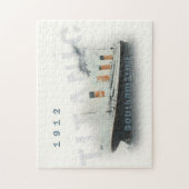 Aangepaste tekst 1912 Titanic Jigzaag Puzzle Legpuzzel (Verticaal)