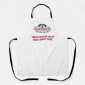 Aangepaste tekst 4 juli 1776 schort (Voorkant)