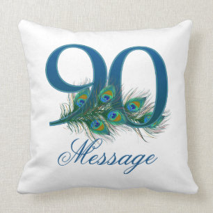Aangepaste tekst 90th Birthday Pillow Kussen